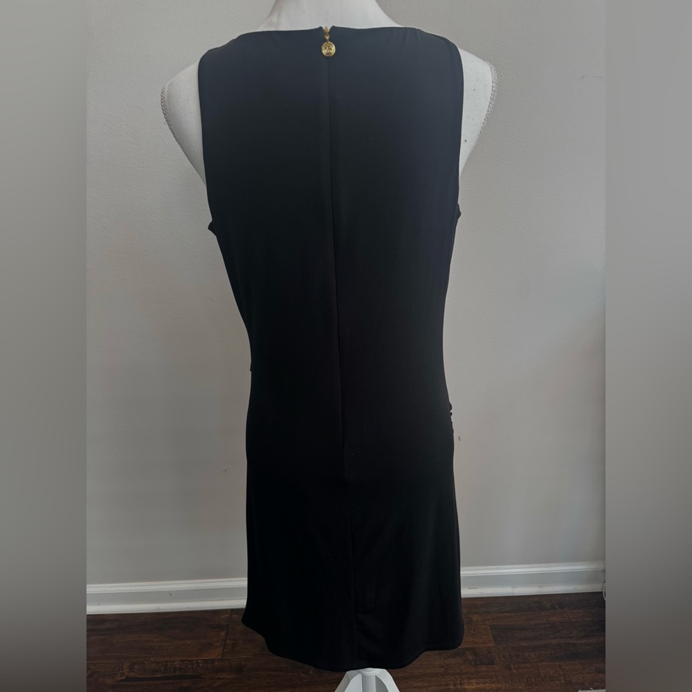Michael Kors Black Ruched Mini Dress - Picture 3 of 8